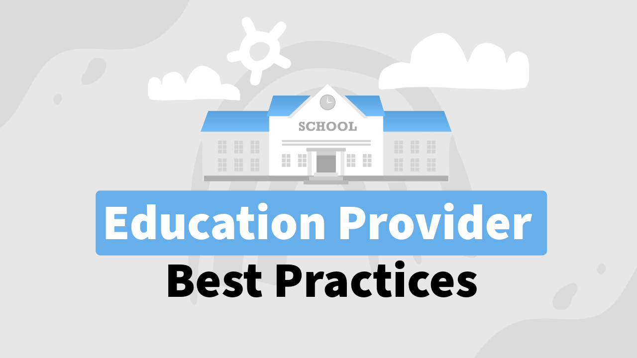Education-Provider-Best-Practices Training Screenshot