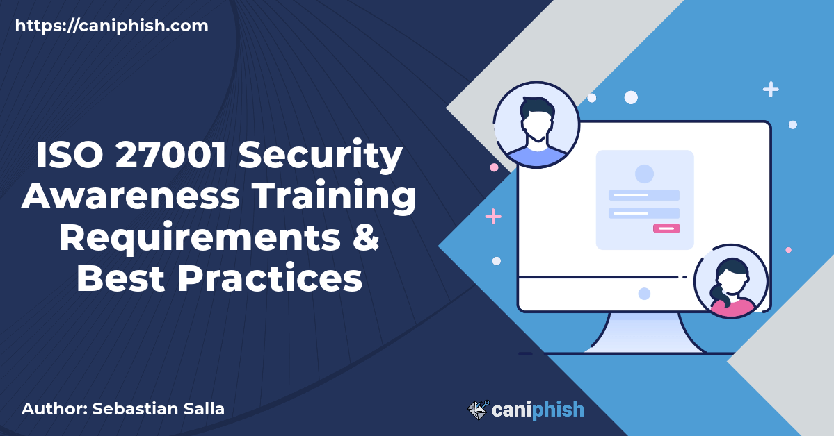 ISO 27001 security awareness training banner